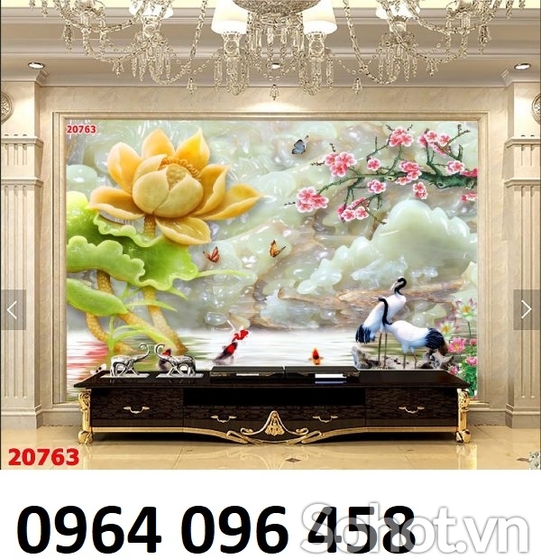 Gạch tranh 3d phòng khách đẹp - 7322SX