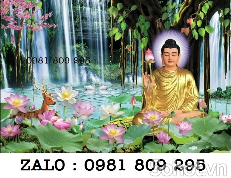 Tranh phật đẹp - gạch tranh 3d ban thờ