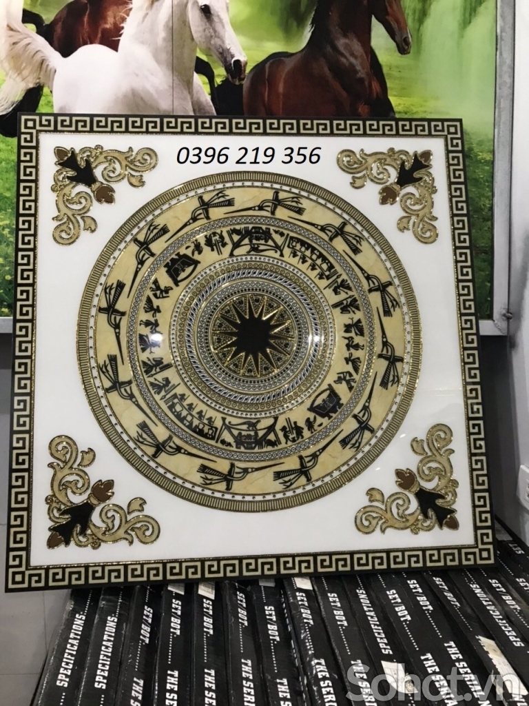 Thảm gạch, chiếu nghỉ gạch 3d 80x80cm