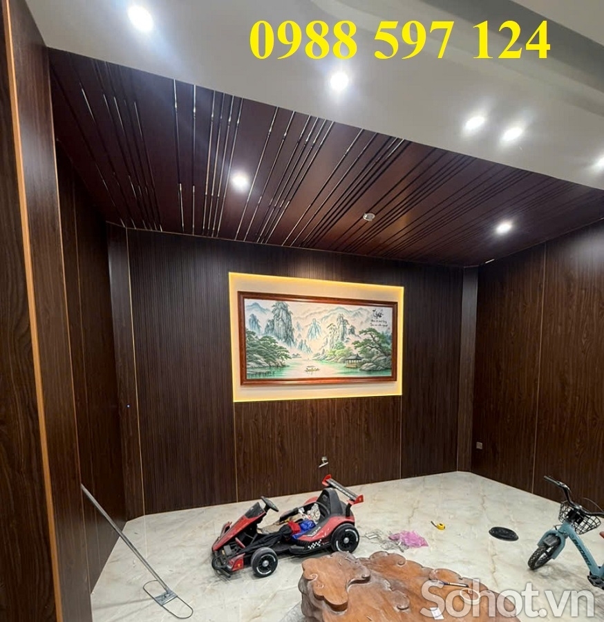 Tấm ốp tường than tre vân đá, vân gỗ