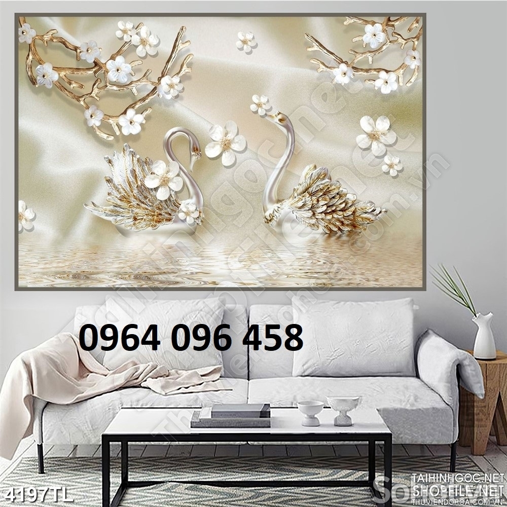 Tranh gạch 3d sứ ngọc - NXVC32