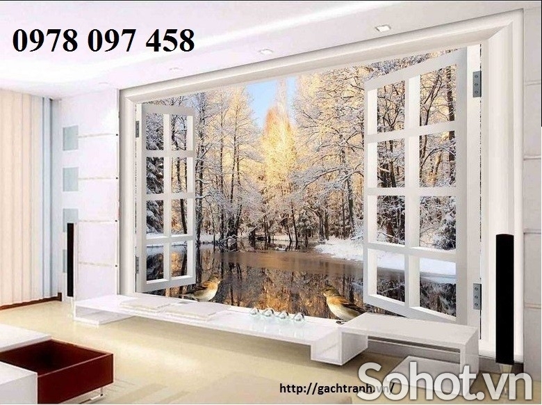 Tranh gạch đẹp ốp tường