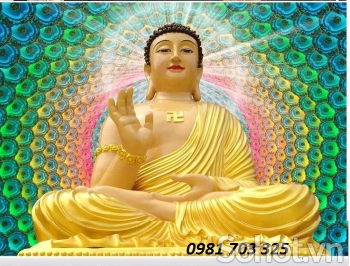 Tranh Phật- gạch tranh phòng thờ