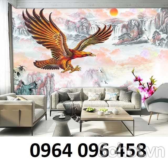 Tranh gạch 3d ốp tường phong thủy - 289CV