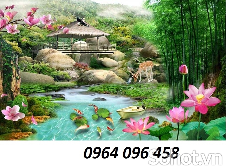 Tranh gạch 3d ốp mộ - GVBN94