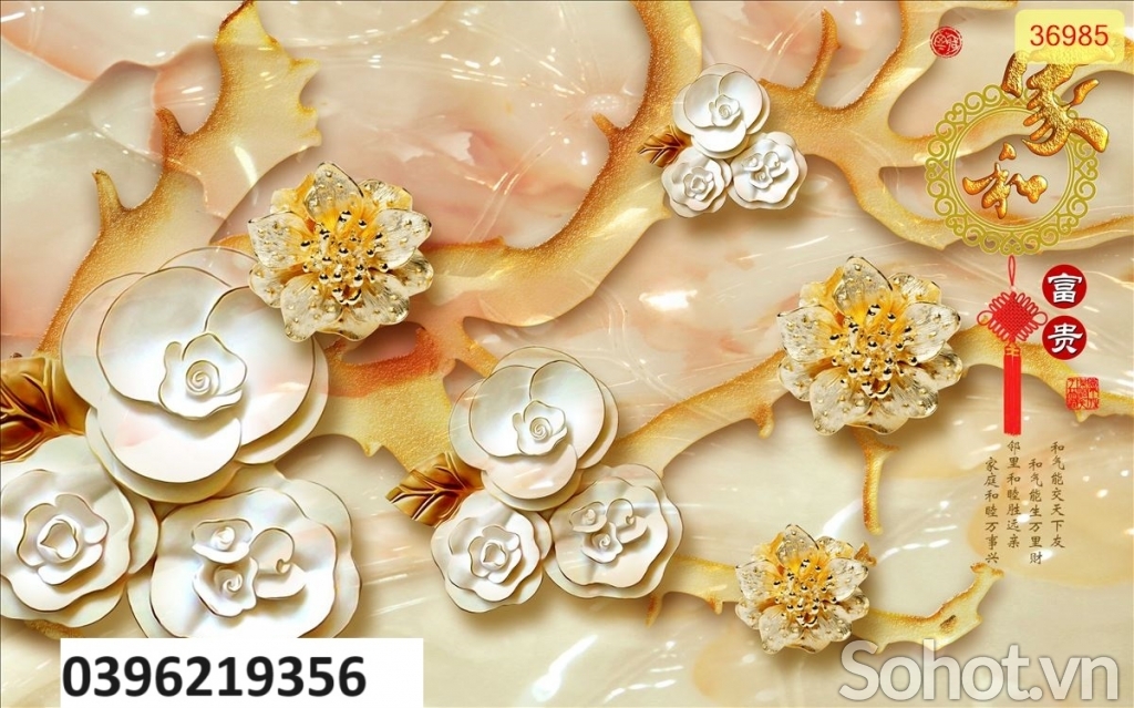Tranh sứ ngọc trang trí