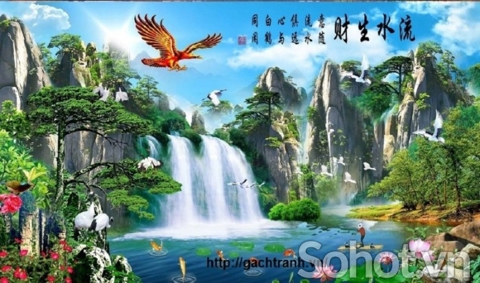 Tranh 3d - tranh gạch 3d -gạch tranh 3d - GDZXX4