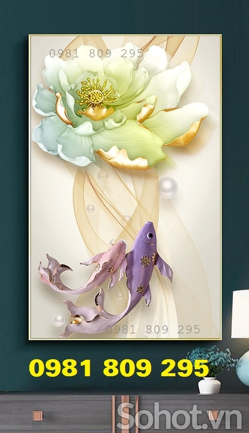 Gạch tranh hoa sen