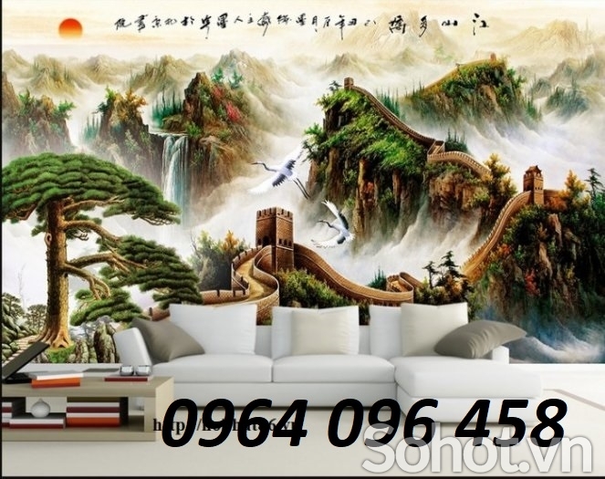 Tranh gạch vạn lý trường thành 3d - 943CP