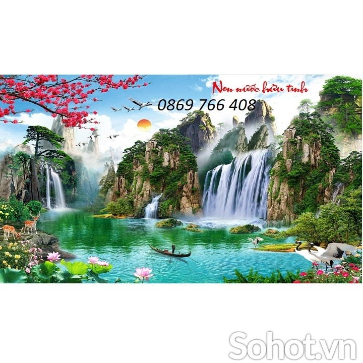 Tranh phong cảnh sơn thủy 3d