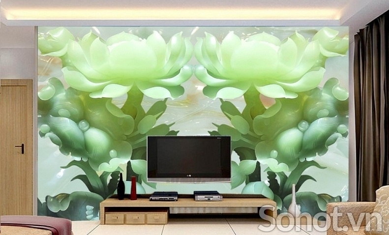 gạch tranh dán tường 3d tranh ngọc - DD3