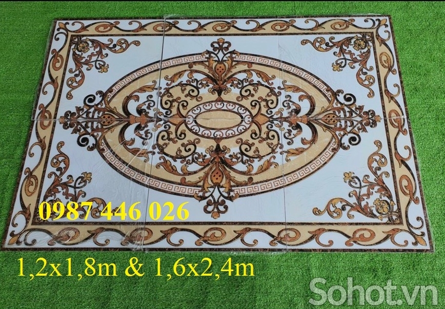 Gạch thảm hoa văn cổ điển HP8372