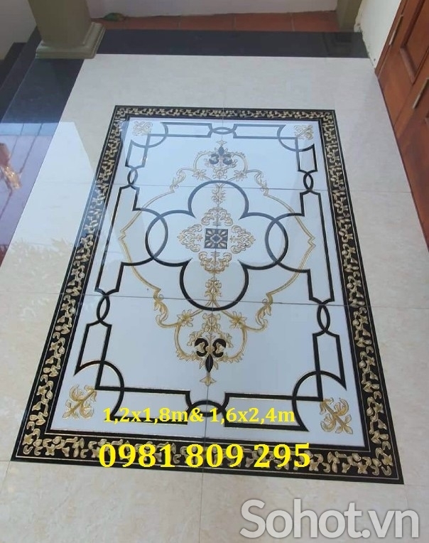 Thảm gạch trang trí hiên nhà