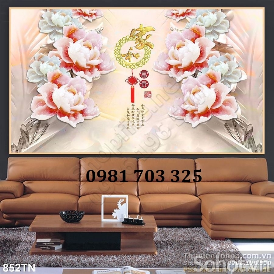 Gạch tranh đẹp sứ ngọc 3d