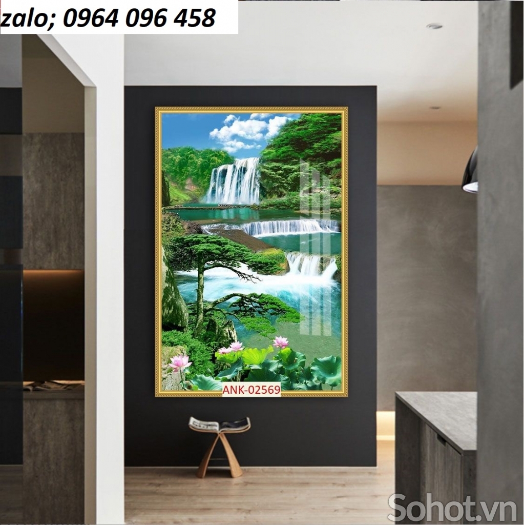 Tranh gạch 3d - gạch tranh 3d phong cảnh - 3899VB