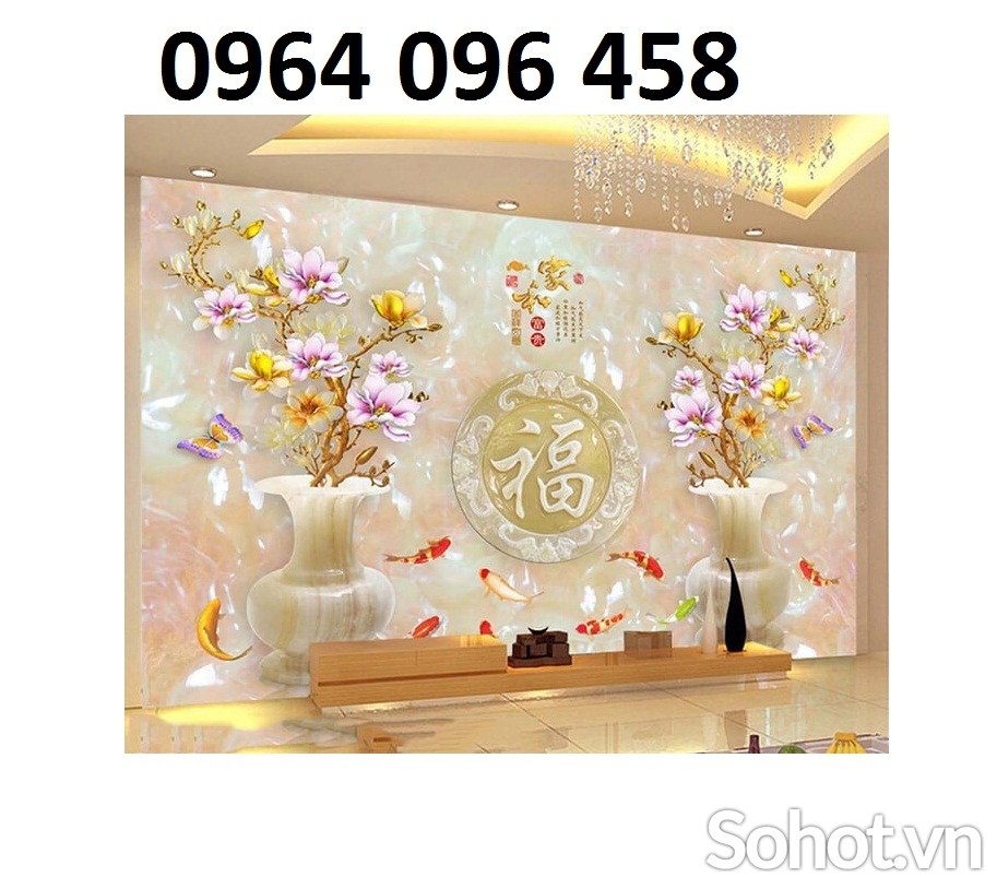 gạch tranh 3d - tranh gạch 3d giả ngọc -