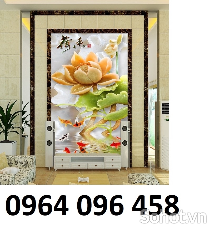 Tranh gạch phong thủy phòng khách - CB633