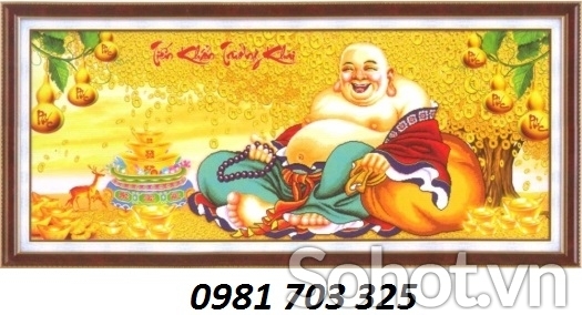 gạch tranh phật di lặc
