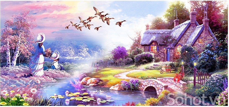 Tranh 3d - tranh gạch 3d - gạch tranh 3d - SLMN5