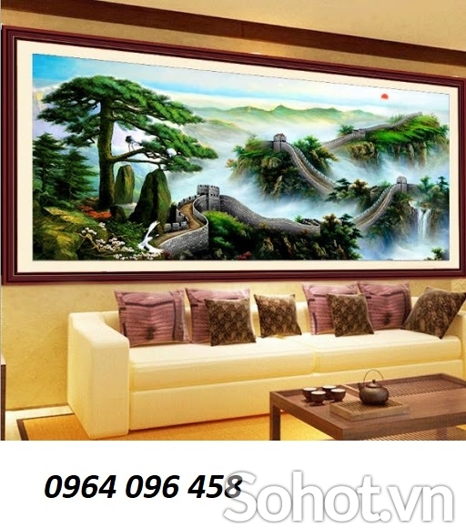 Tranh gạch 3d ốp tường vạn lý trường thành - MCV32