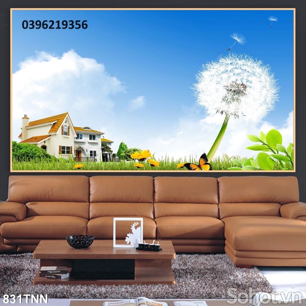 Tranh phong cảnh thiên nhiên đẹp trang trí 3d