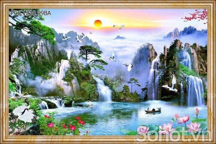 Tranh gạch phong cảnh đẹp