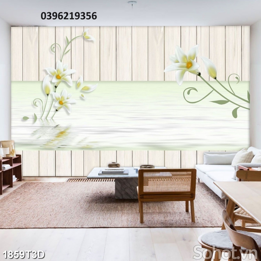 Tranh gạch đẹp 3D trang trí nhà