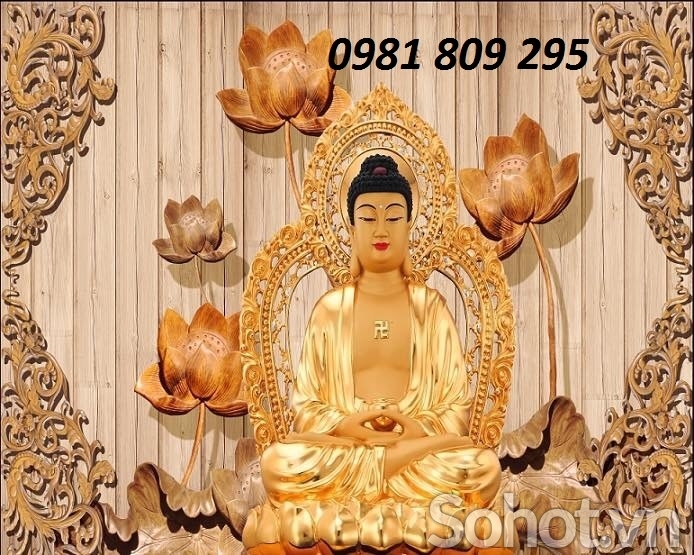 tranh phật 3d - gạch tranh ốp tường