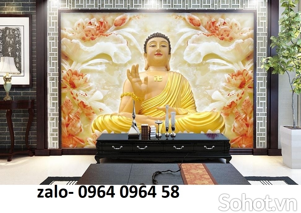 Tranh gạch 3d phật phòng thờ - LKJ64