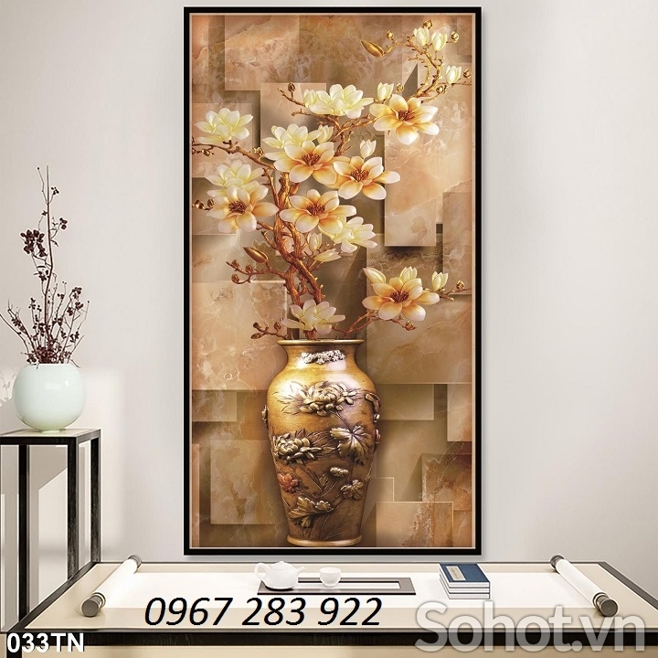 Tranh phòng khách họa tiết 3d đẹp