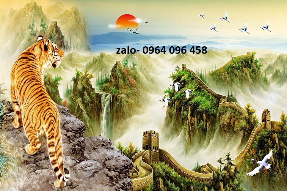 Tranh gạch 3d con hổ - SCBB955