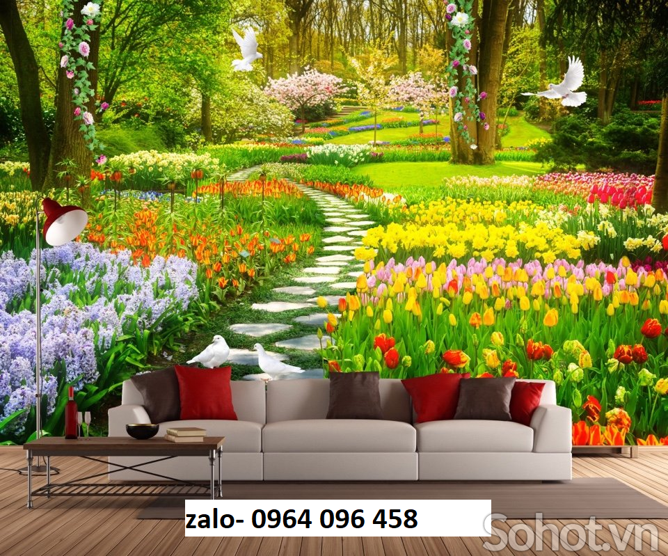 Tranh gạch 3d phong thủy mệnh hỏa - KCGV4