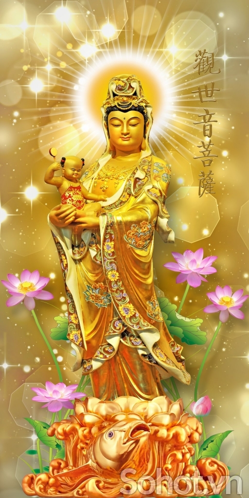 Tranh gạch Đức Phật trang trí