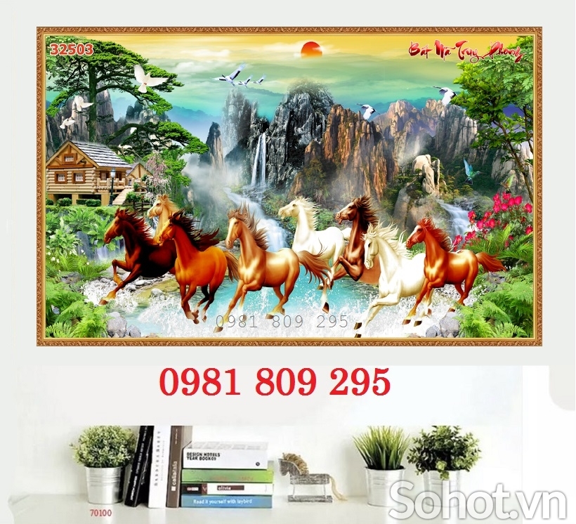 Gạch 3d mã đáo , tranh gạch ngựa