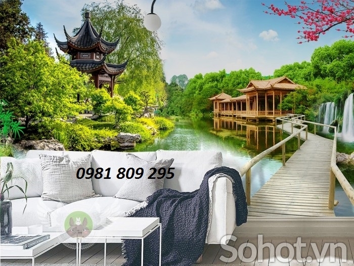 Tranh gach 3d phong cảnh