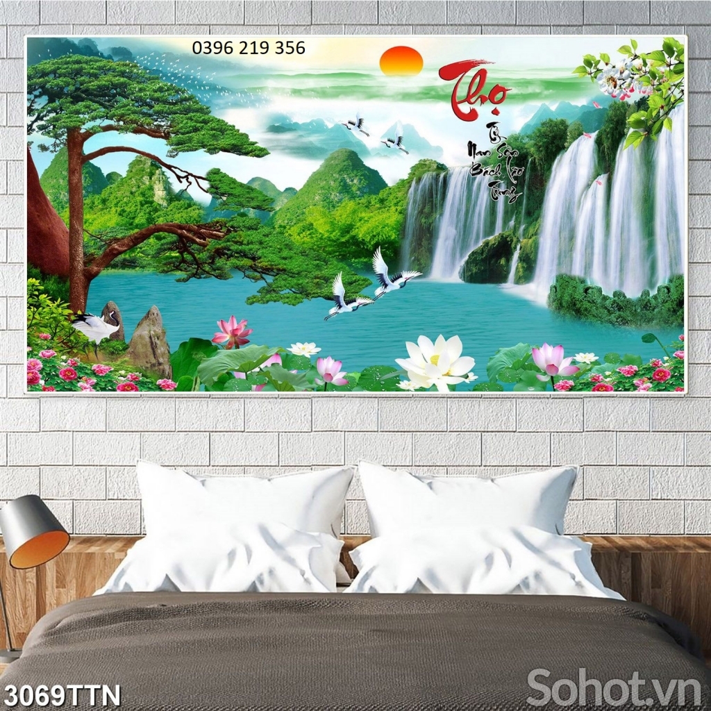 Tranh gạch men ốp tường 3d trang trí