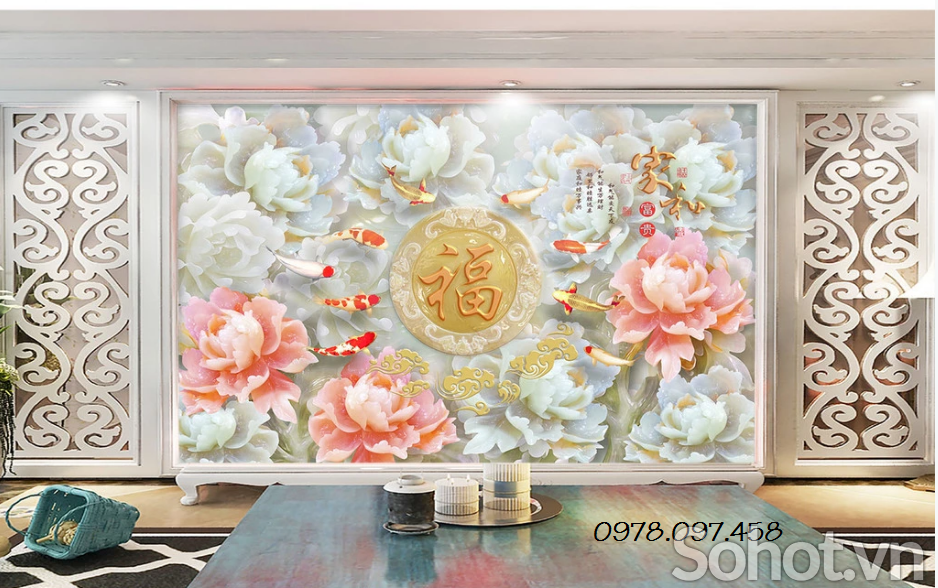 Tranh gạch hoa sứ