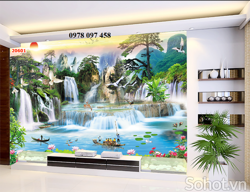Tranh phong cảnh - tranh gạch