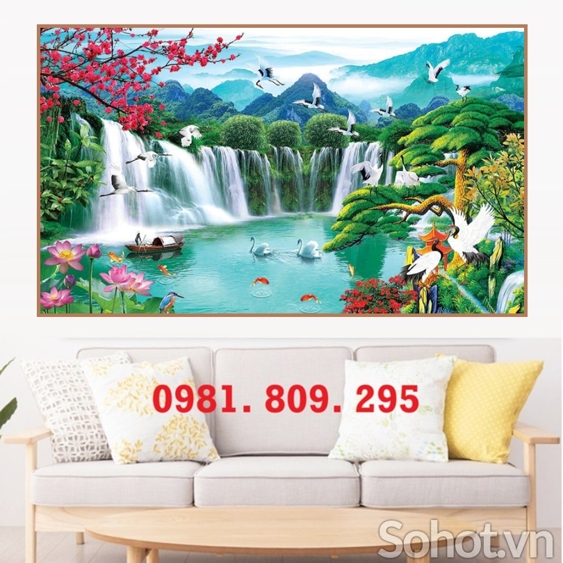 Gạch ốp tường trang trí phòng khách đẹp JP7272