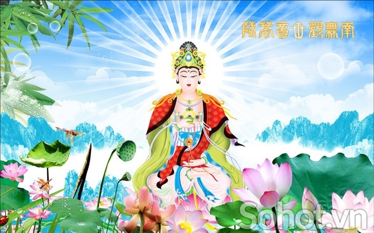tranh phật phòng thờ - gạch tranh 3d
