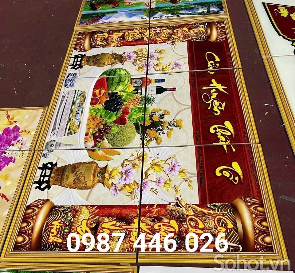 Gạch ốp tường tranh gạch 3d đẹp