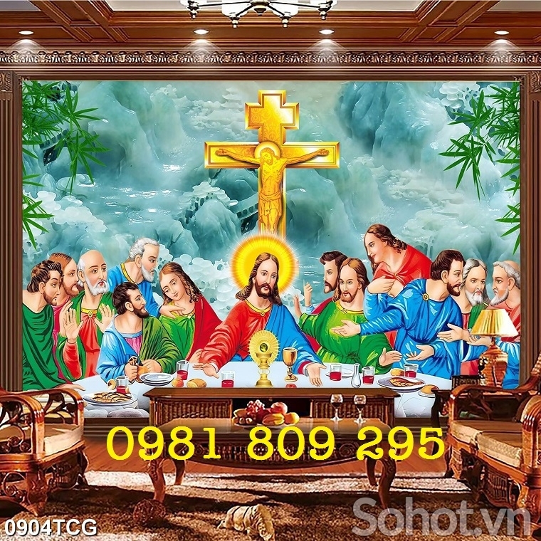 Mẫu tranh 3d công giáo - gạch tranh 3d