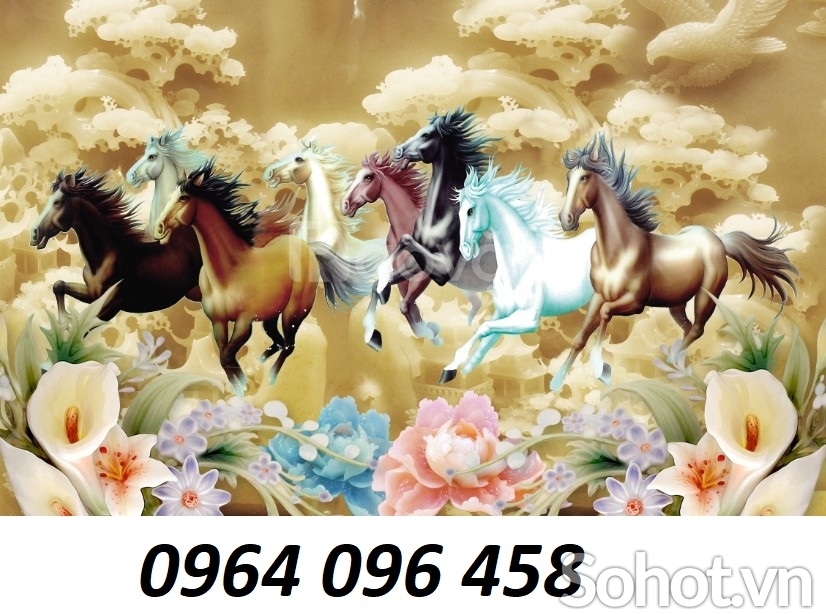Gạch tranh 3d ốp tường phòng khách - 790CBB