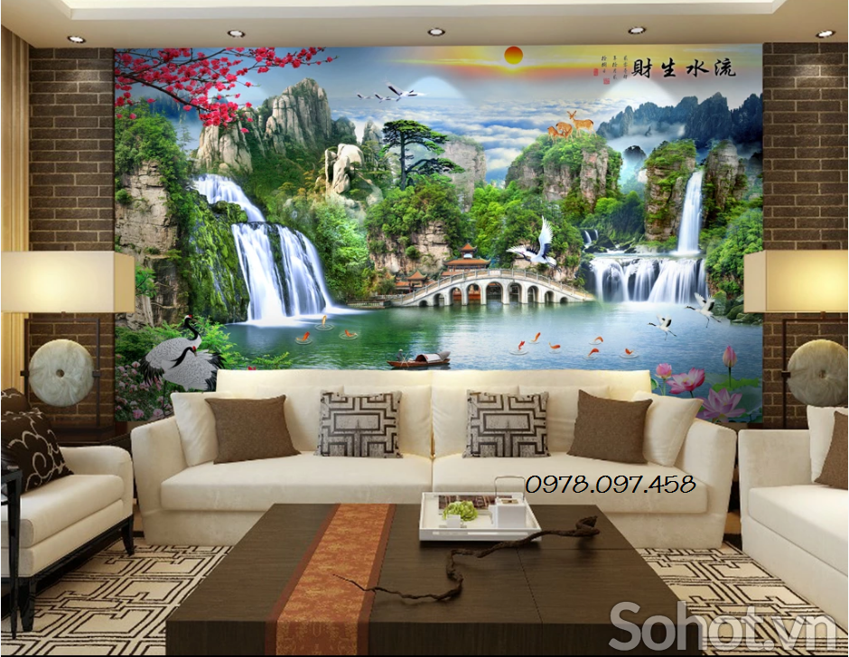 Tranh treo tường phòng 3d