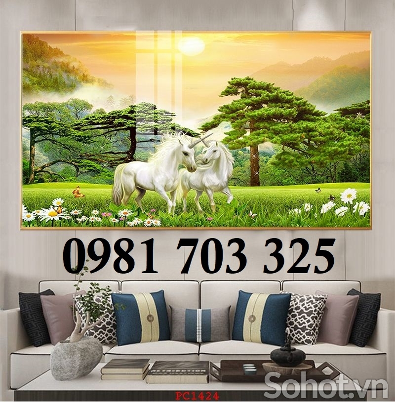Gạch men 3D phong cảnh thiên nhiên đẹp