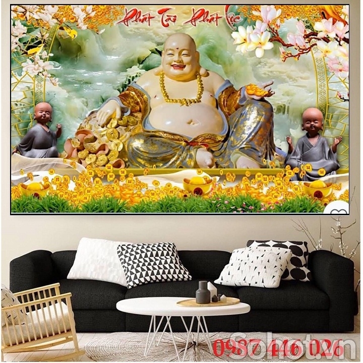 Gạch tranh thần tài HP82723