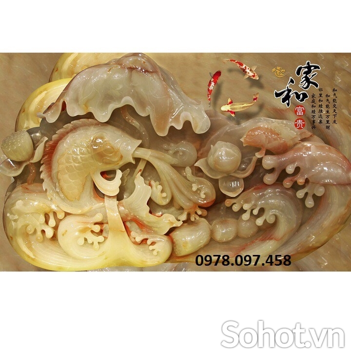 Tranh gạch sứ ngọc cao cấp