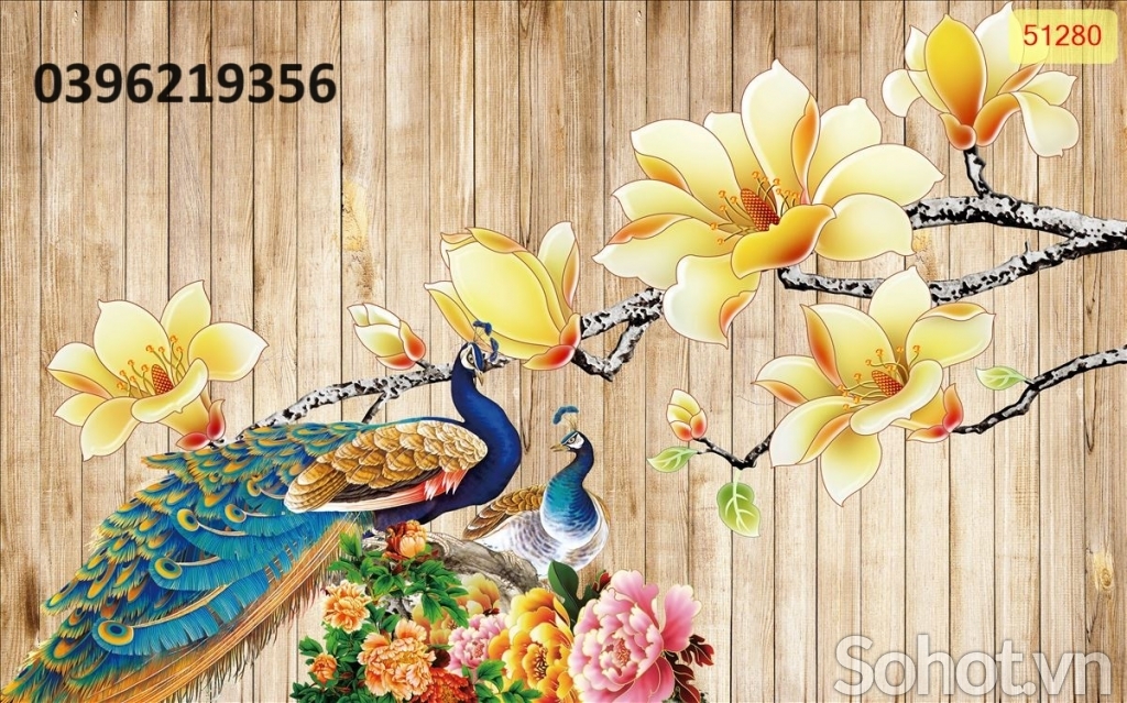 Tranh hình công phượng đẹp trang trí