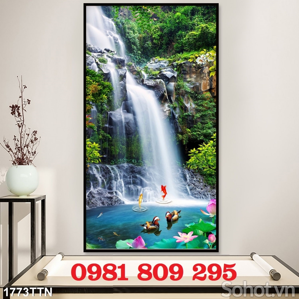 Tranh gạch men khổ đứng JHYT4