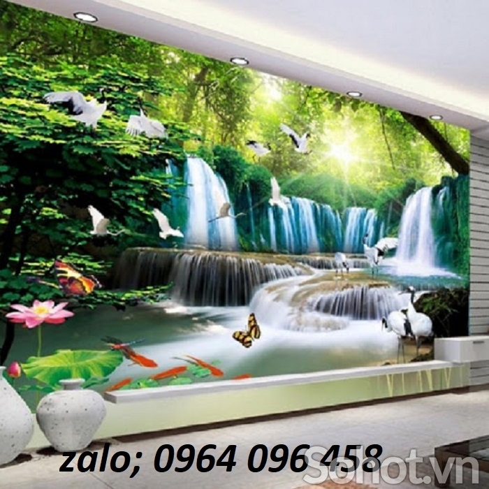 Tranh phong thủy 3d - tranh gạch 3d phong thủy -DXXXX4